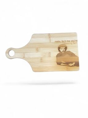 Funny Custom Cutting Board - Hello is it me you’re cooking for Novelty Gift